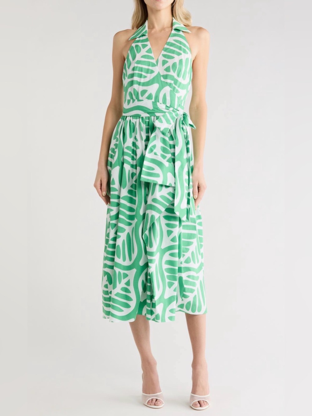 Diane Von Furstenberg stretch cotton wrap dress
